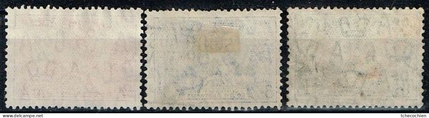 Australie - 1936 - Y&T N° 107 à 109 Oblitérés - Usados