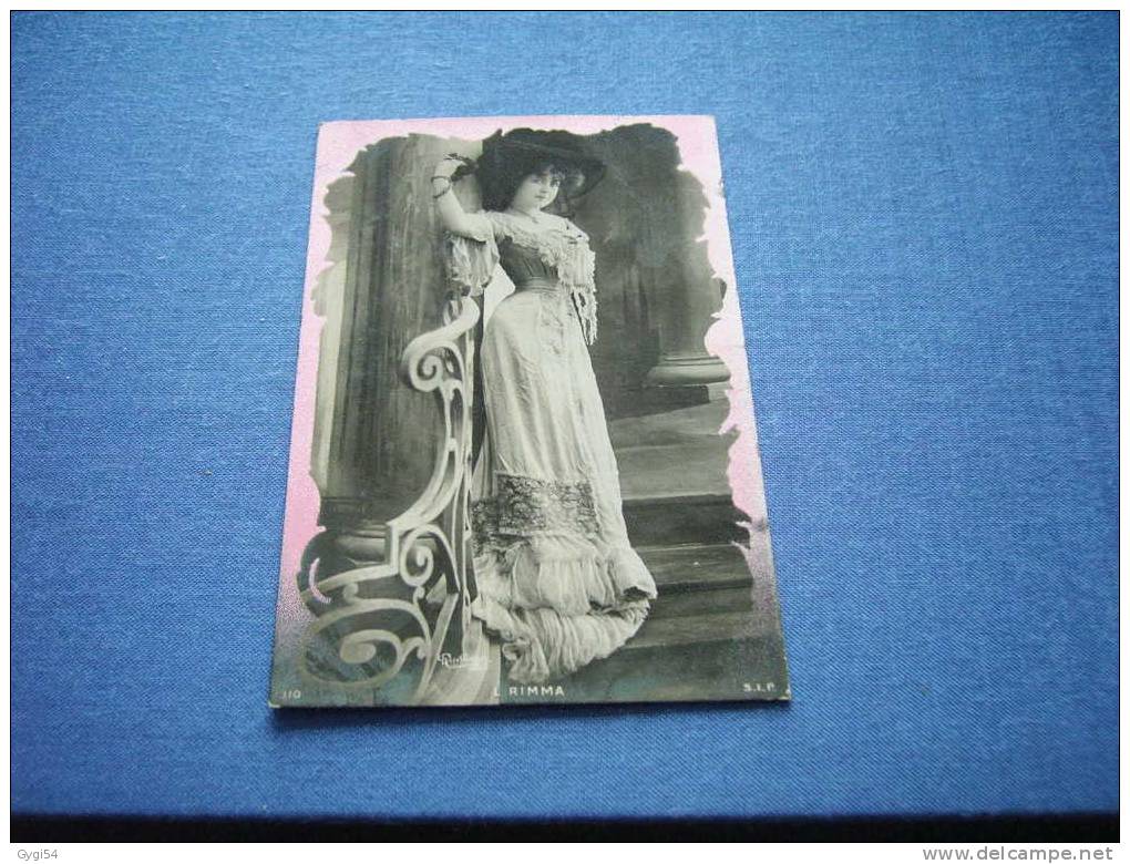 CARTE  PHOTO  ROUSSO     EN  1906 SIGNEE REUTLINGEN - Cabaret