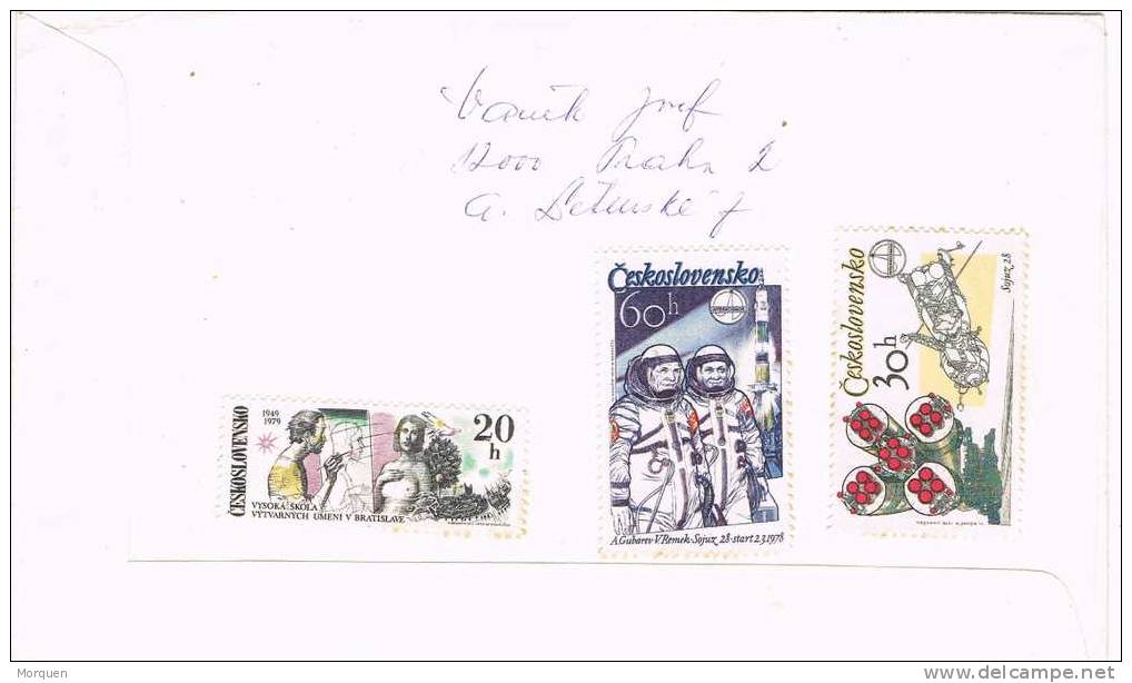 Carta BRATISLAVA (Checoslovaquia) 1979. Escuela De Pintura - Brieven En Documenten