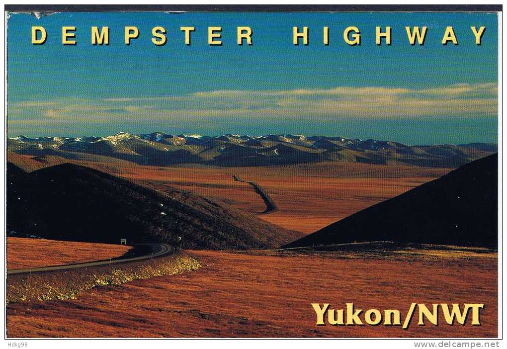 CDN+ Kanada 1981 Mi 811 Weihnachten Personalisierte Marke Auf PK Yukon Nordwest-Territorien Dempster Highway - Covers & Documents