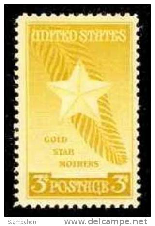 1948 USA Golden Star & Palm Branch Stamp Sc#969 Mother Armed Force Military - Ungebraucht