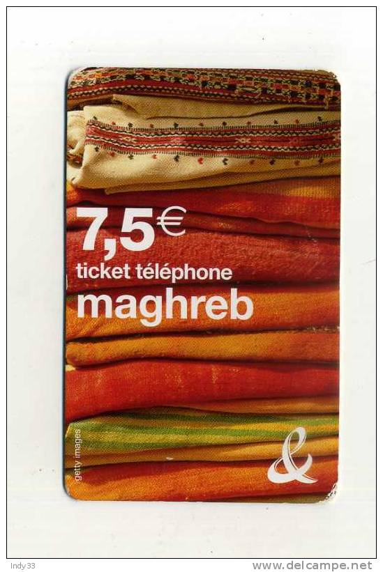 - TELECARTE FRANCE . TICKET FT - Biglietti FT