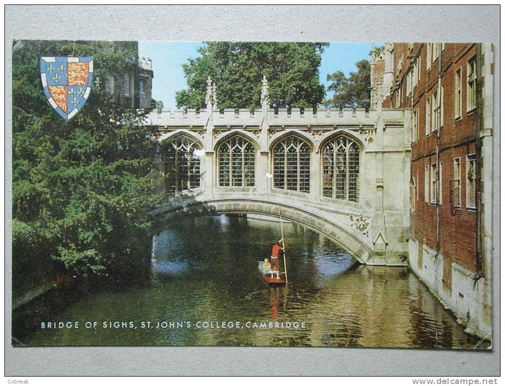 Cambridge, Bridge Of Sighs, St. John's College, Brücke Bridge Pont - Cambridge