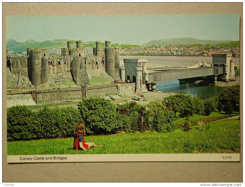 Conwy Castle And Bridges, Brücke Bridge Pont - Sonstige & Ohne Zuordnung