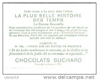 SUCHARD  -    IMAGE N° 506  ** LA PLUS BELLE HISTOIRE DES TEMPS ** - " LA BONNE NOUVELLE  " De 1961 - Suchard