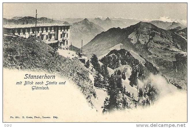 NW.Stanserhorn Mit Blick Nach Säntis Und Glärnisch (NC) - Stans