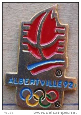 ALBERVILLE 1992 - ANNEAUX OLYMPIQUES - SAVOIE - FLAMME - Olympic Games