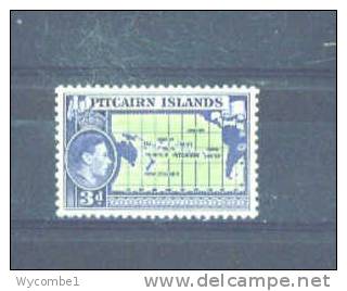 PITCAIRN ISLANDS - 1940  George VI  3d  MM - Pitcairneilanden