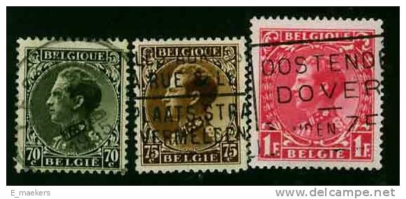 België 1934, Nr 401/403 - USED / GESTEMPELD / OBLITERE - Catw 0,8€ - 1934-1935 Leopoldo III