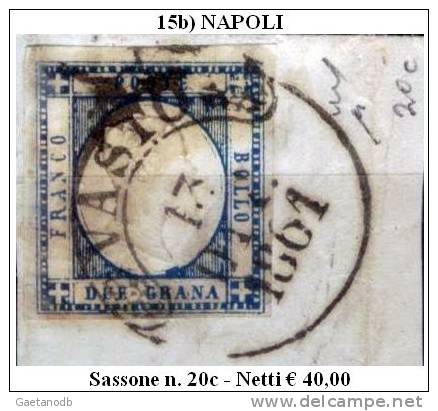 Napol-F00015b - Sassone: N. 20c (o) - Privo Di Difetti Occulti - Napels