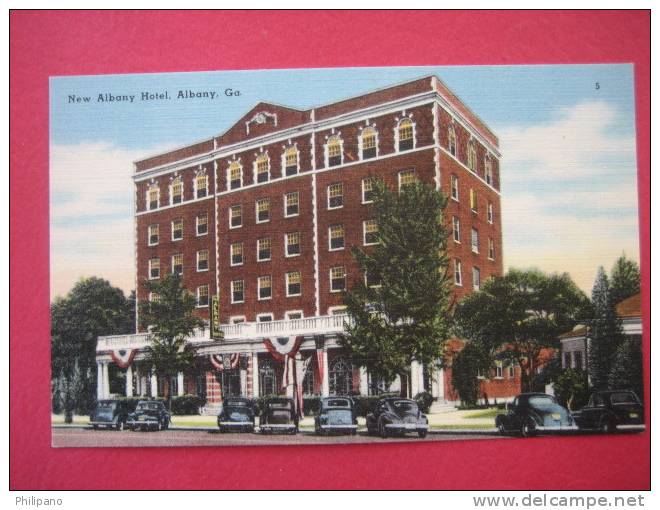 Albany Ga  New Albany Hotel     Linen   ------(ref 123) - Albany
