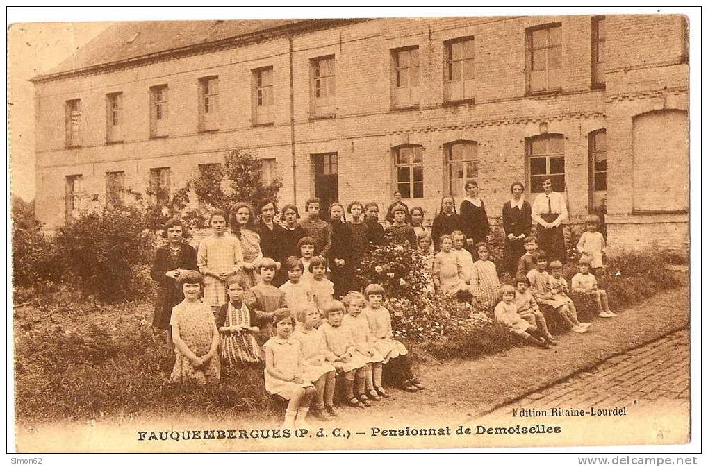 62  FAUQUEMBERGUES    Pensionnat De Demoiselles - Fauquembergues