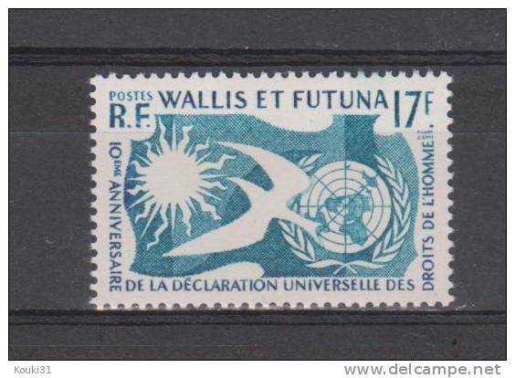 Wallis Et Futuna YT 160 ** : Droits De L'homme - 1958 - Neufs