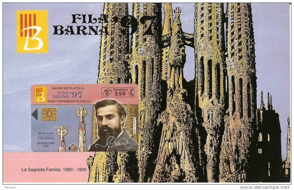 FOLDER P-236 FILABARNA´97  GAUDI SAGRADA FAMILIA - Privatausgaben