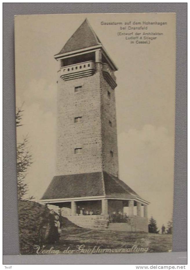 Gaussturm Auf Dem Hohenhagen Bei Dransfeld- Entwurf Der Architekten Ludloff & Stieger In Cassel - Goettingen