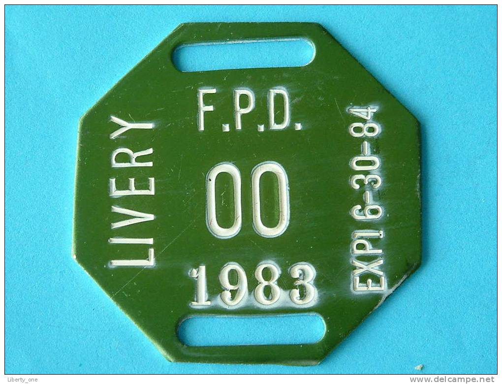 LIVERY F.P.D. 00 1983 EXP16-30-84 (  For Details, Please See Photo ) ! - Autres & Non Classés