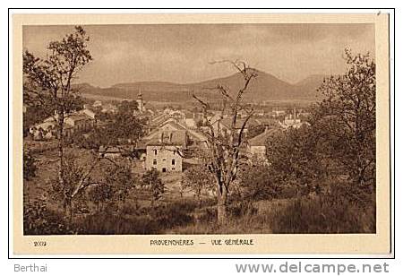 88 PROVENCHERES - Vue Generale - Provencheres Sur Fave