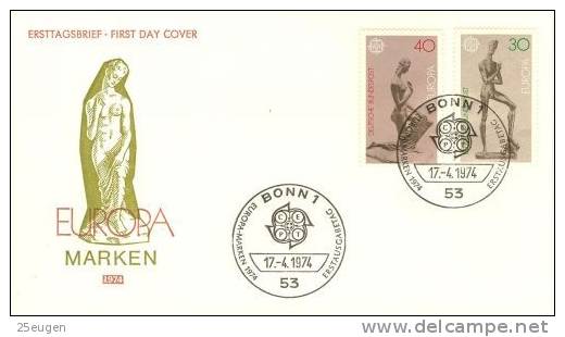 GERMANY  1974  EUROPA CEPT FDC - 1974