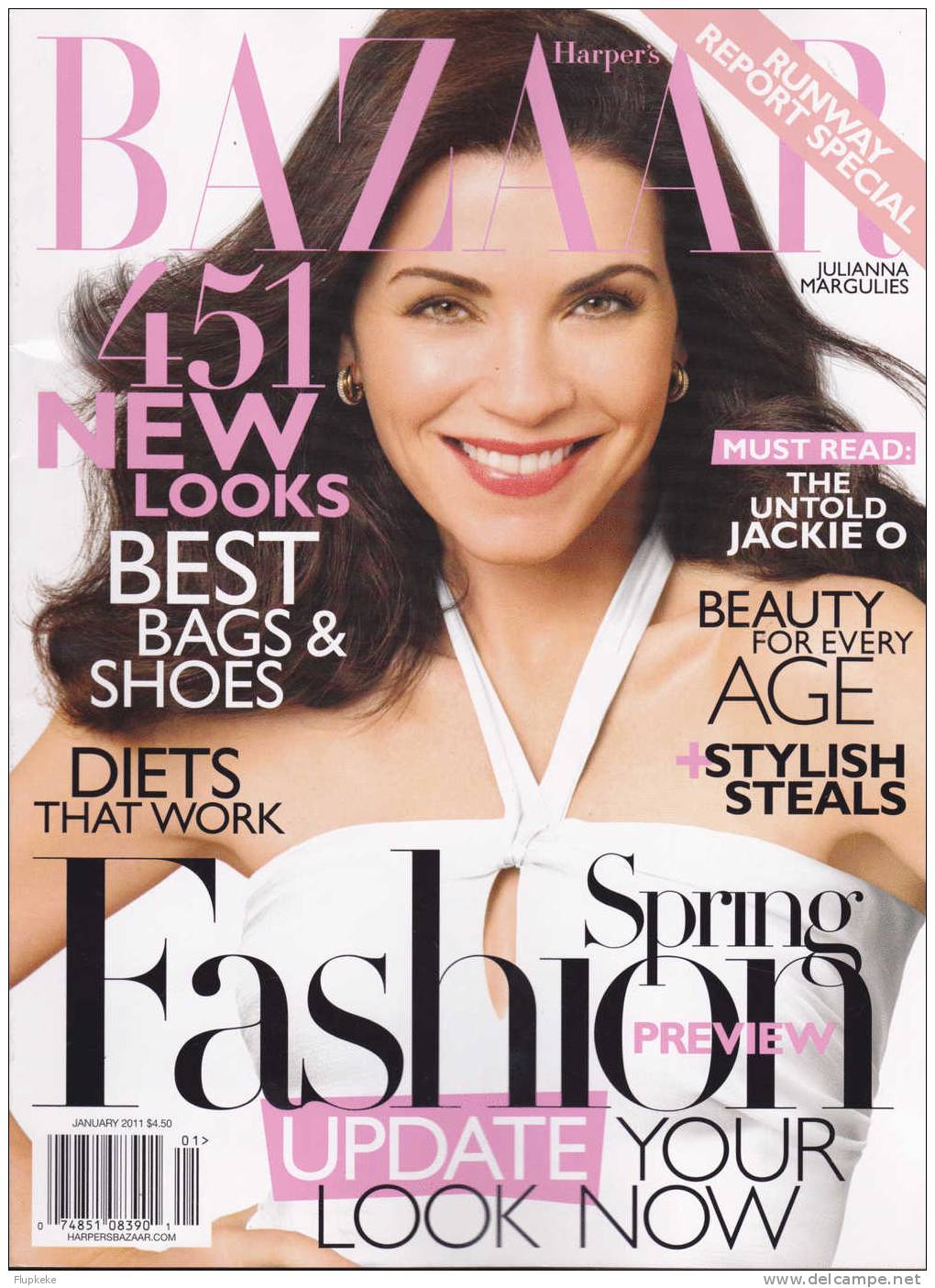 Harper´s Bazaar 1 January 2011 Cover Julianna Margulies - Entertainment