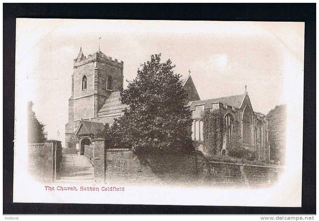 RB 670 - Early Postcard The Church Sutton Coldfield Birmingham Warwickshire - Birmingham