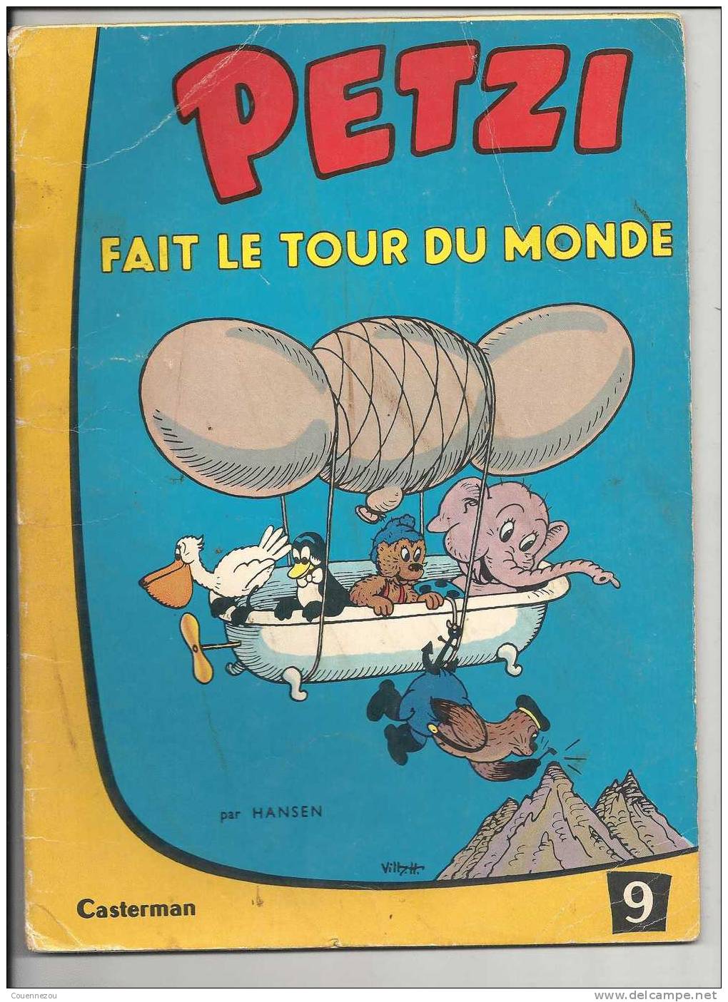 PETZI FAIT LE TOUR DU MONDE  N°9      Par HANSEN - Petzi