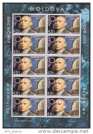 2009 Moldau  Moldova  Sheet Mi. 650-1 ** MNH  Europa - 2009