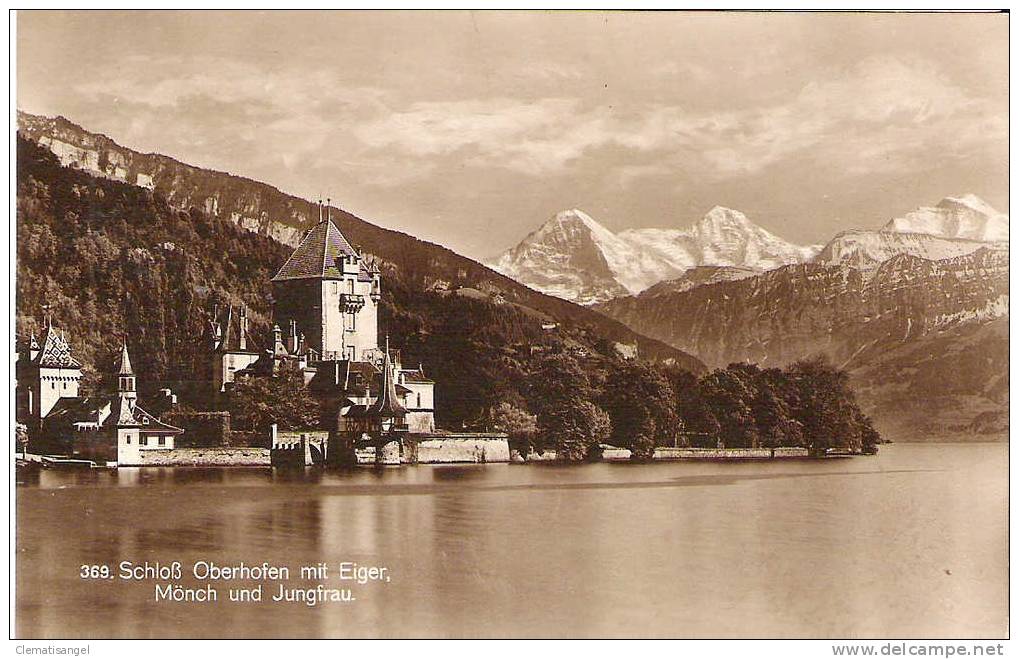 TOP!! SCHLOSS OBERHOFEN MIT EIGER, MÖNCH UND JUNGFRAU *!! - Oberhofen Am Thunersee