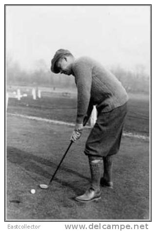 History Sport Golf S-t-a-m-p-ed Card 1275 - Golf