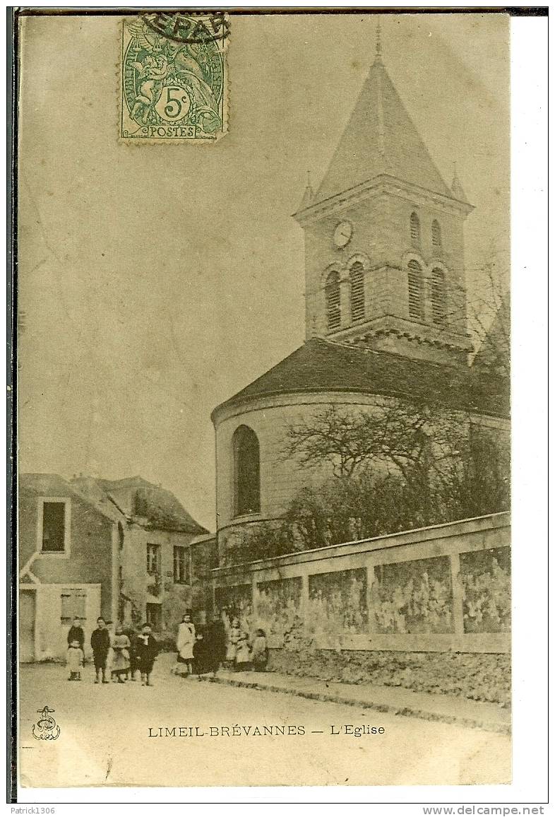 CPA  LIMEIL BREVANNES, L´église  0742 - Limeil Brevannes