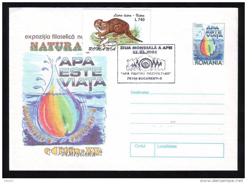 Water Environment Pollution 1 COVER PMK 1999 Romania - Umweltverschmutzung