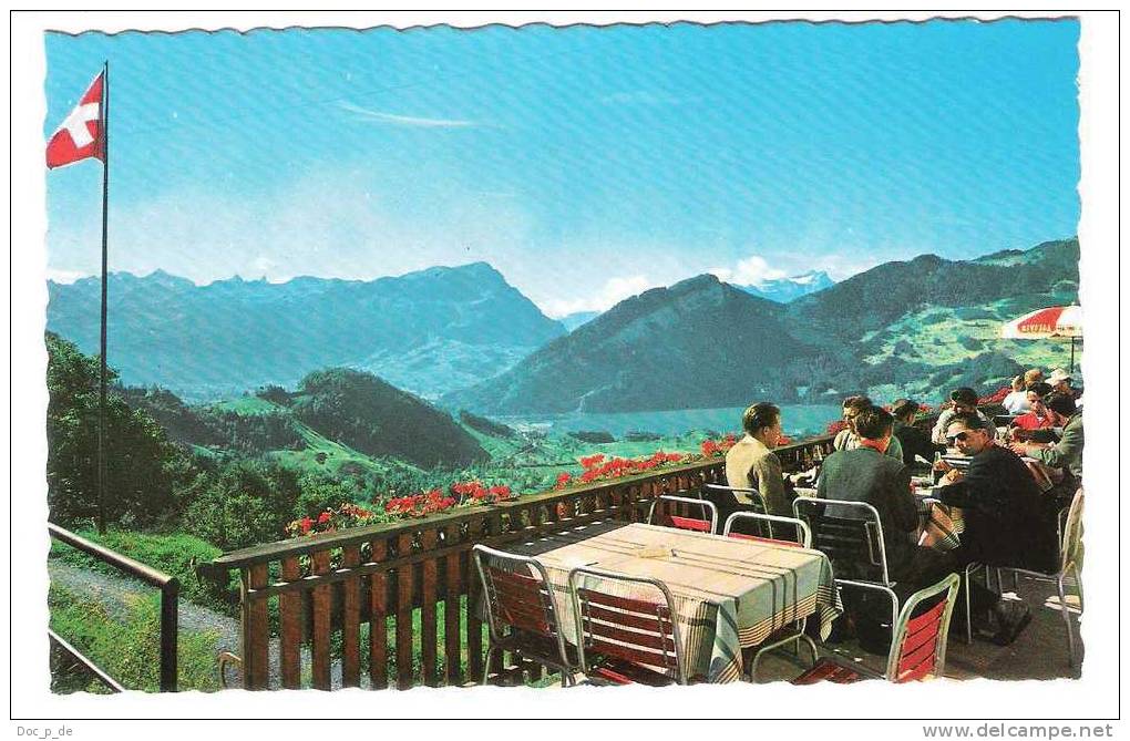 Schweiz - Steinen ( Schwyz ) - Cafe Restaurant " Spiegelberg " - Steinen