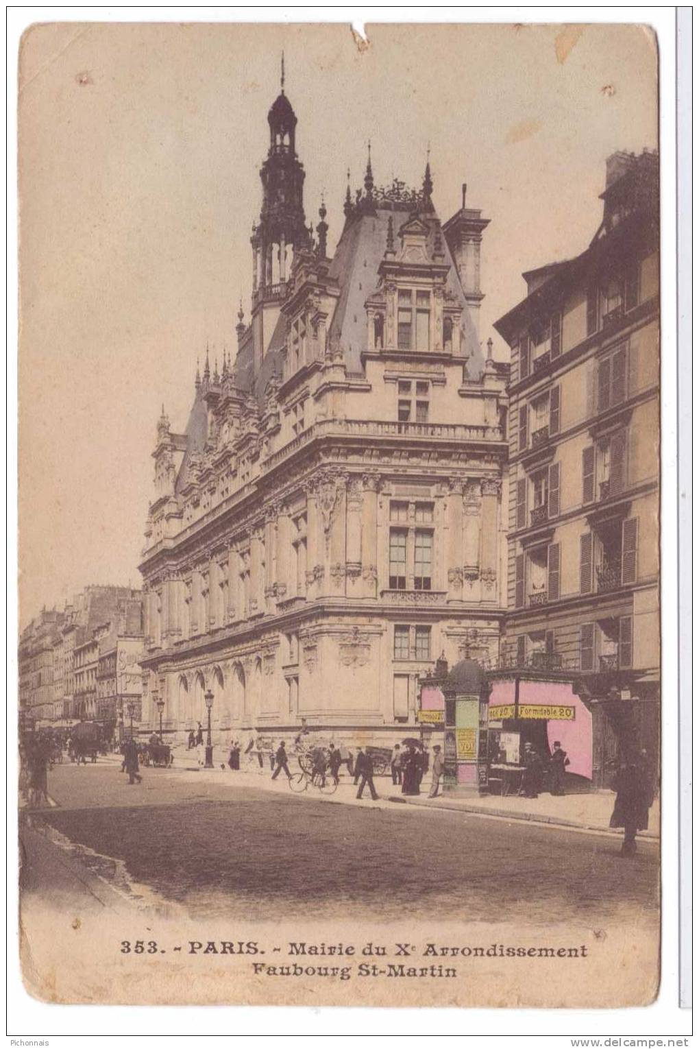 75  PARIS  Mairie Du 10 Eme Arrondissement  Faubourg Saint Martin - District 10