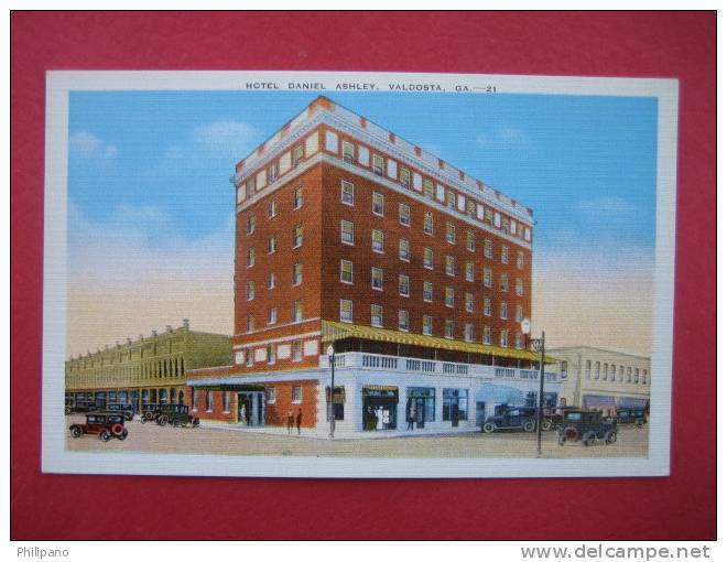 Valdosta Ga    Hotel Daniel Ashley  Vintage Wb  ------------==========(ref133) - Other & Unclassified