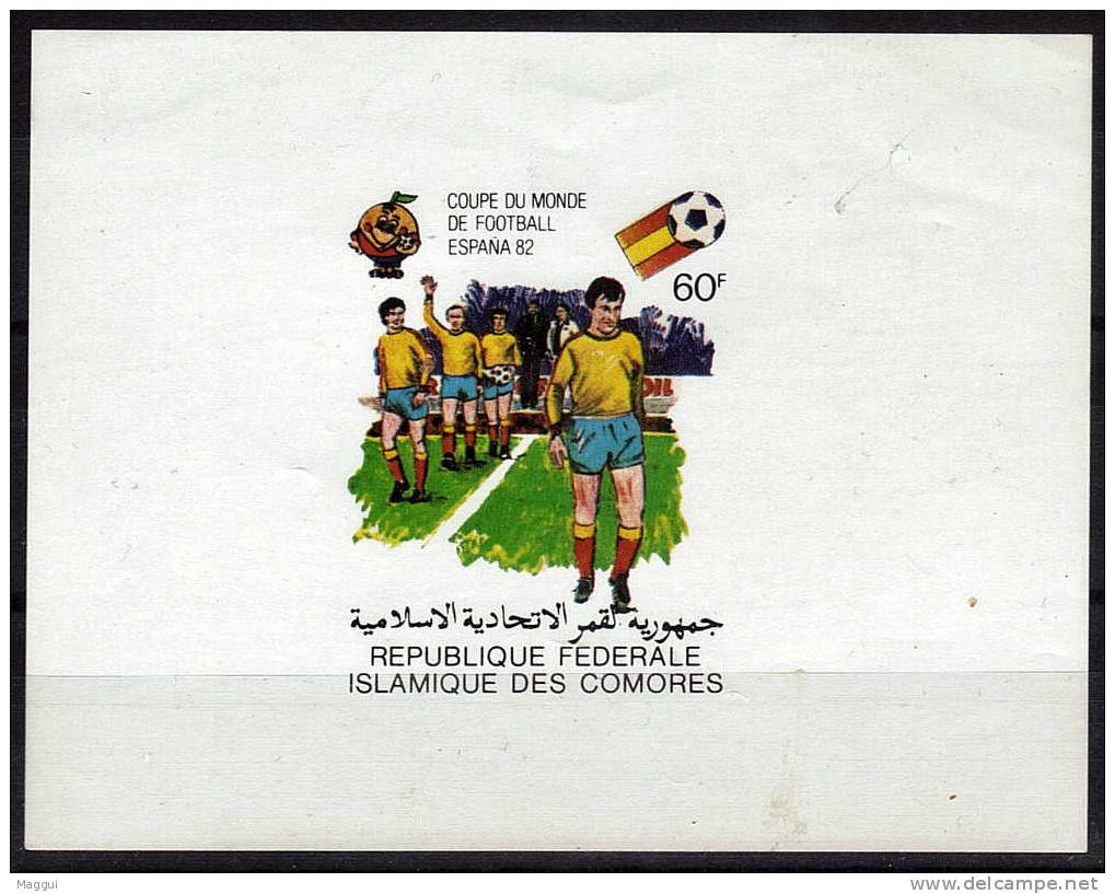 COMORES  EPREUVE DE LUXE  ( 60f )**    Cup 1982  Football Soccer Fussball - 1982 – Spain