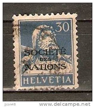Switzerland 194-26 Societe Des Nations  (o) Mi.19x - Officials