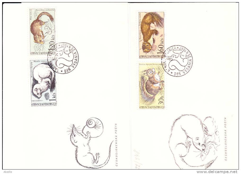 22/848   2     FDC  CESKOSL. - Nager