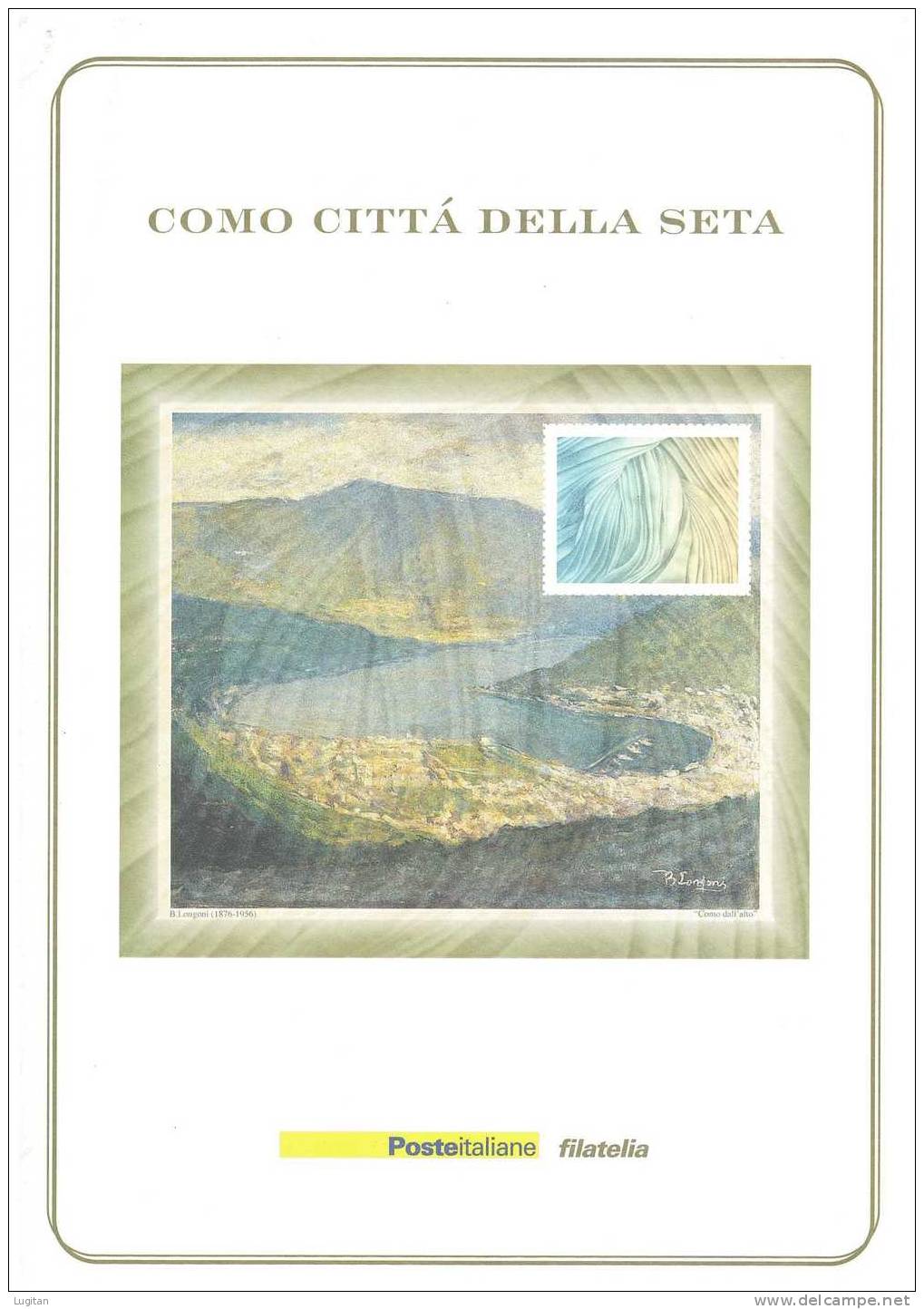 Filatelia -  COMO CITTA' DELLA SETA -  ANNO 2001  SPECIALE OFFERTA DI FOLDERS EMESSI DALLE POSTE ITALIANE - Geschenkheftchen