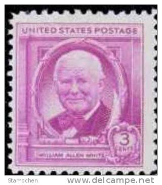 1948 USA William Allen White Stamp Sc#960 Famous - Ungebraucht