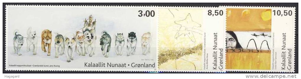 ##Greenland 2007. Paintings. Michel 489-91. MNH(**) - Ongebruikt