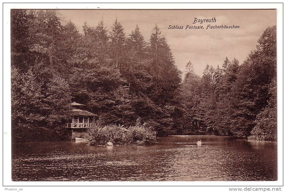 GERMANY - Bayreuth,  Schloss Fantasie, Fischerhaeuschen - Castle Fantasy, Fisherman's House, Year 1906 - Bayreuth