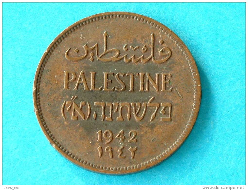 2 MILS PALESTINE 1942 / KM 2 (  For Grade, Please See Photo ) !! - Sonstige – Asien