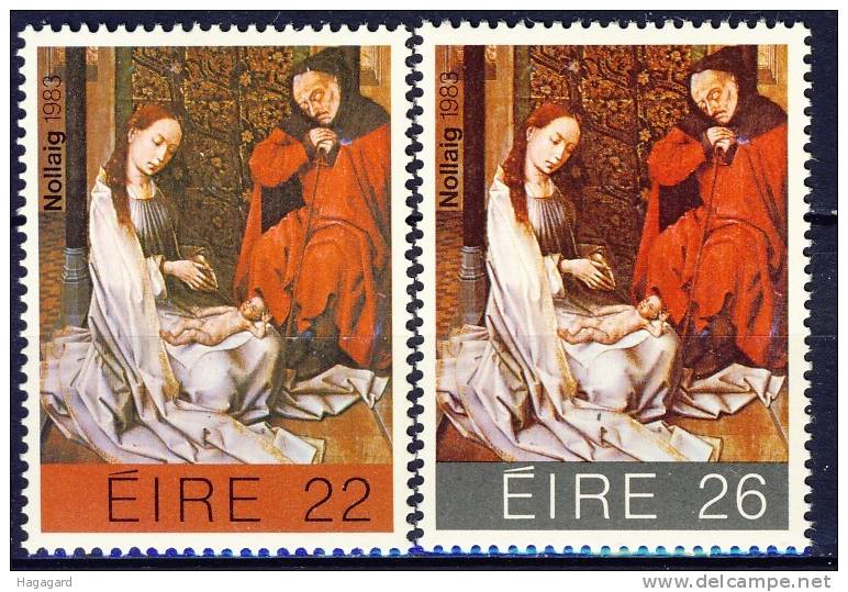 #Ireland 1983. Christmas. Michel 526-27. MNH(**) - Unused Stamps