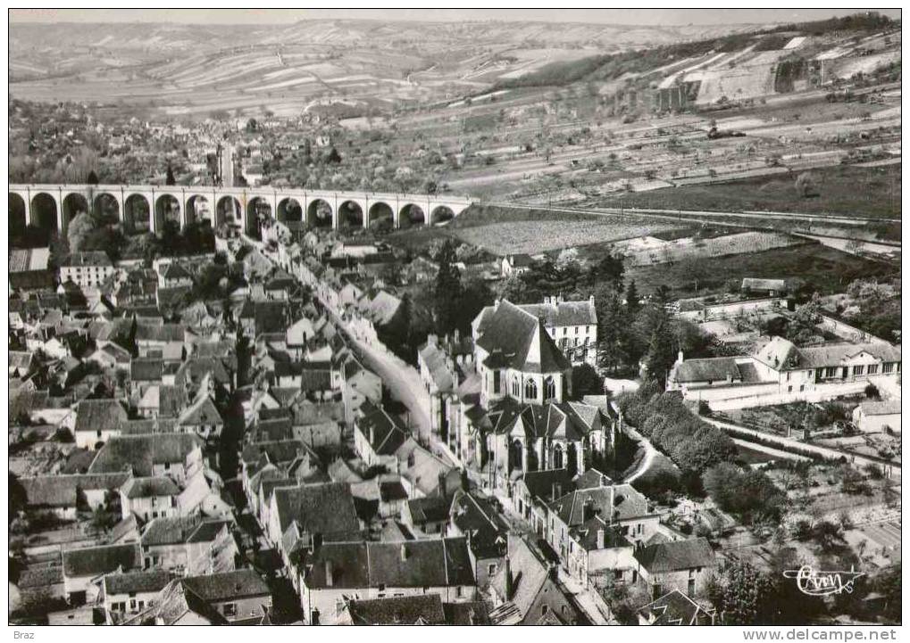 CPSM St Satur Vue Aerienne - Saint-Satur