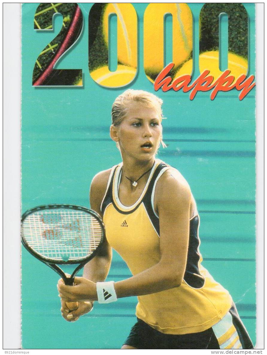 Tennis Anna Kournikova  - Smash Court Tennis  Postcard - Sportler