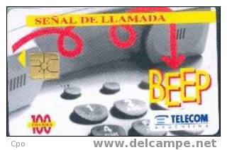 # ARGENTINA_TELECOM 16 Senal De Llamada 100 Gem 02.95  Tres Bon Etat - Argentine