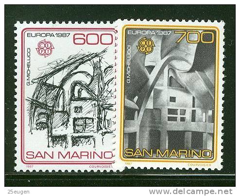 SAN MARINO 1987  EUROPA CEPT  MNH - 1987