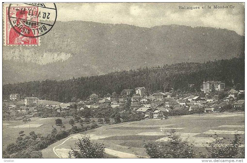 BALLAIGUES ET LE MONT-D'OR - Ballaigues