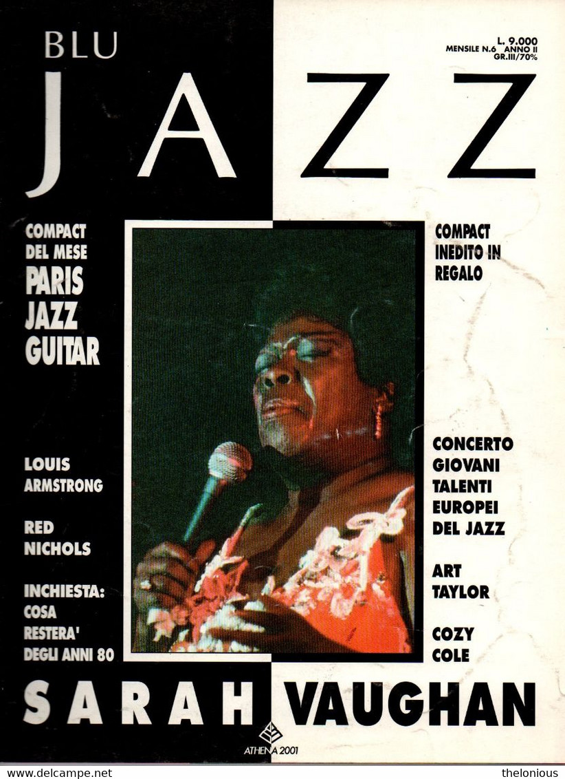 # Rivista " Blu Jazz " N. 6 - Anno 2 - 1990 - Music