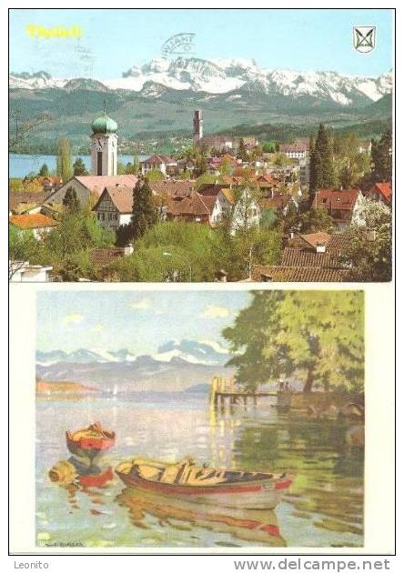 Thalwil 2 Ansichtskarten Ab Ca. 1970 - Thalwil