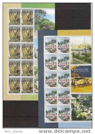 2004 Gibraltar Sheet Yv. 1065-8 Mi. 1064-7** MNH  Europa - 2004